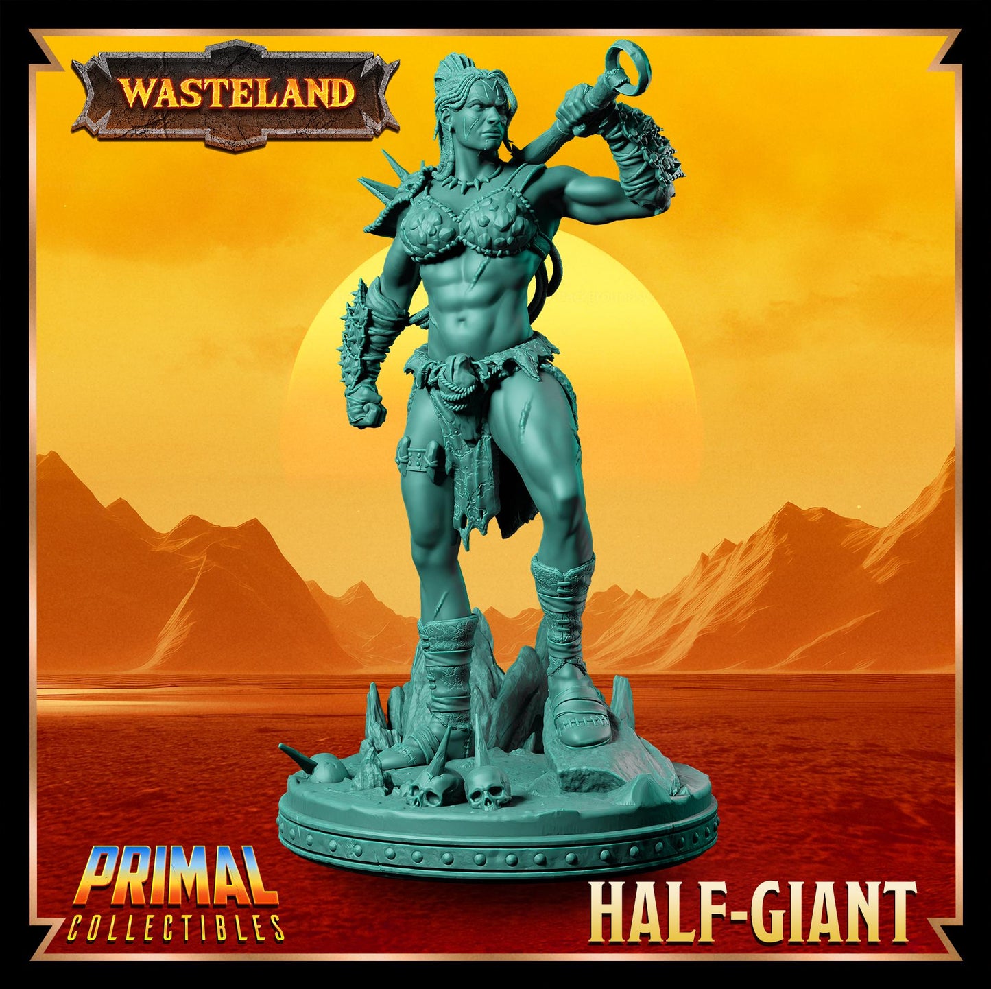 Half Giant | Wasteland | Tabletop Scale | TTRPG D&D Miniature | Primal Collectibles