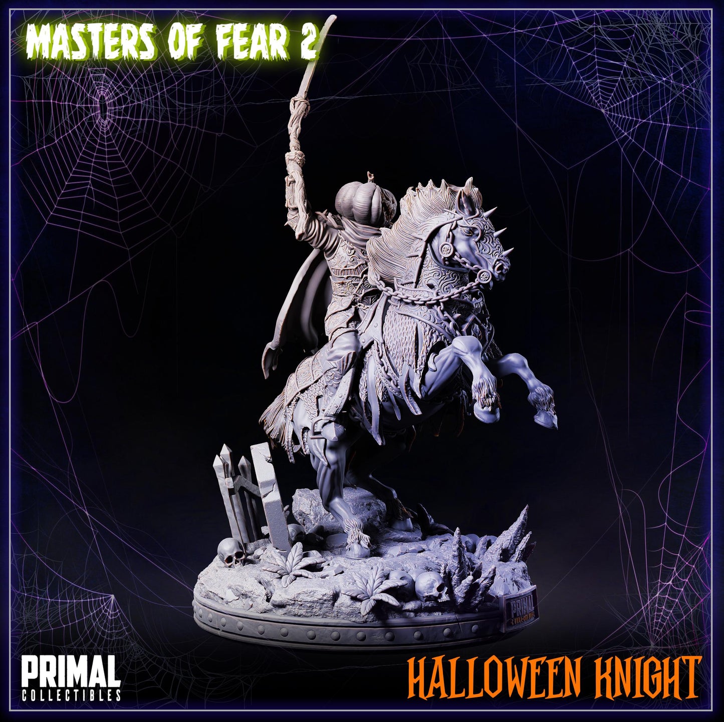 Halloween Knight | Tabletop Scale | TTRPG D&D Miniature | Primal Collectibles