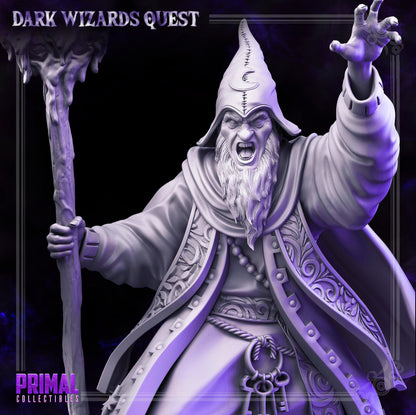 Hasaugul Highmage | Tabletop Scale | TTRPG D&D Miniature | Primal Collectibles