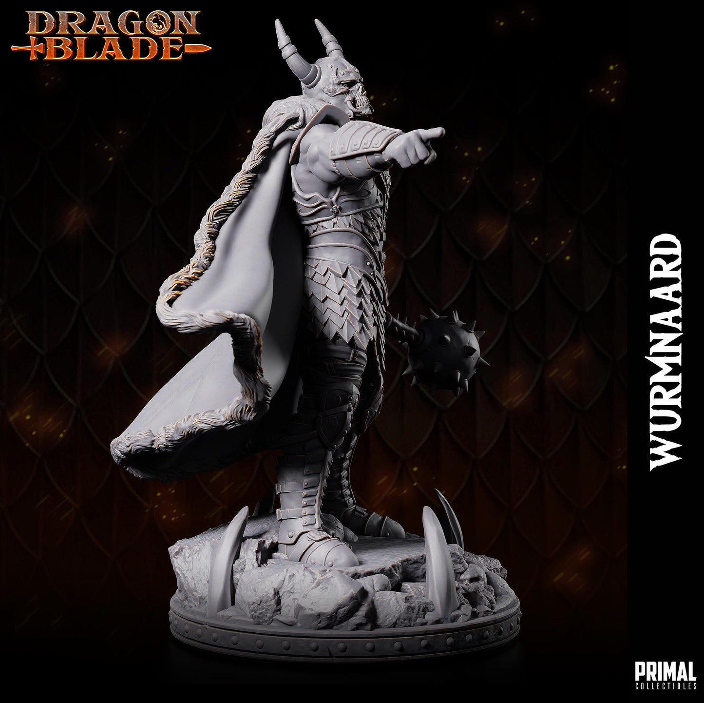Highlord Wurmnaard | Tabletop Scale | TTRPG D&D Miniature | Primal Collectibles
