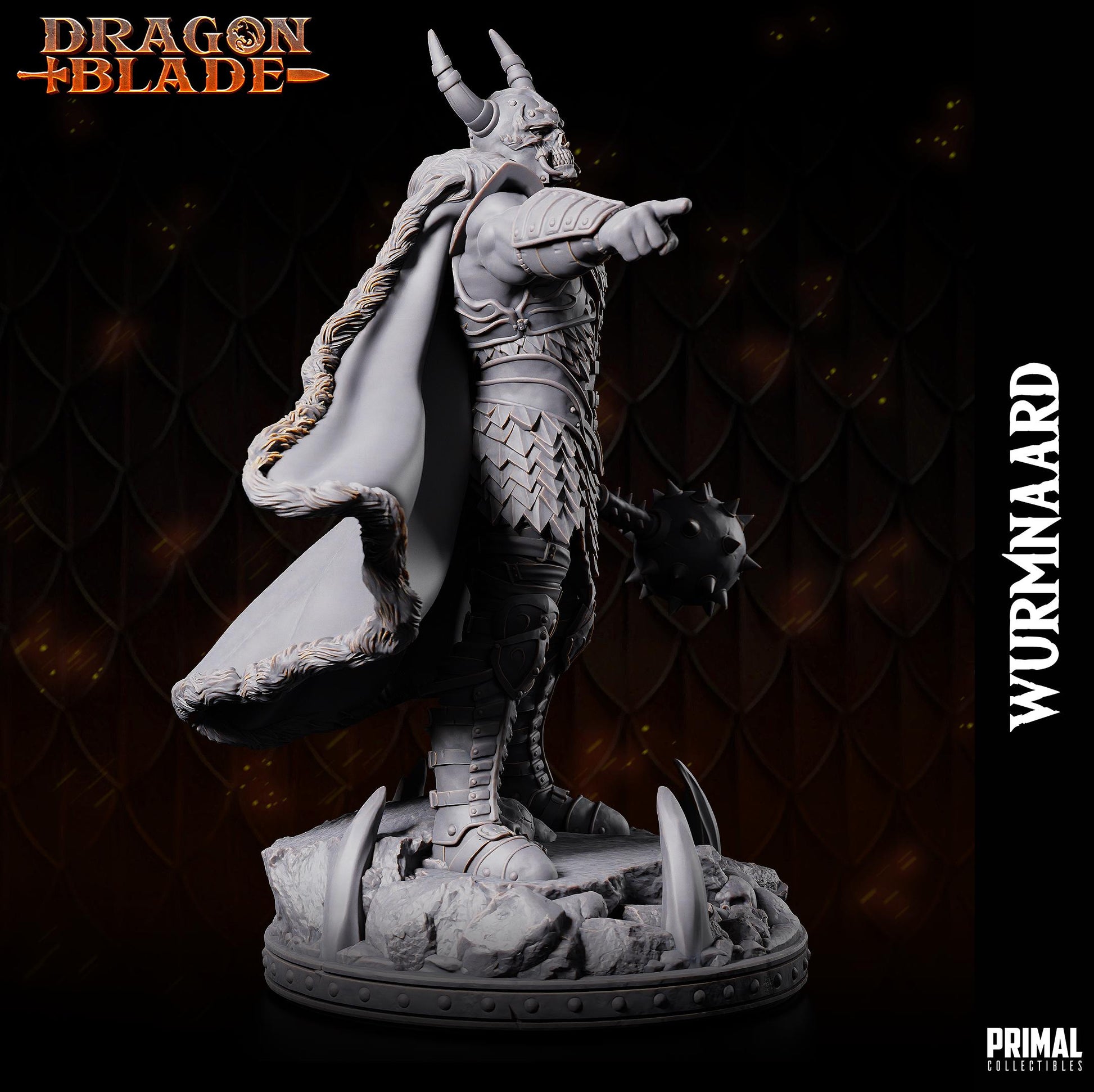 Highlord Wurmnaard | Tabletop Scale | TTRPG D&D Miniature | Primal Collectibles