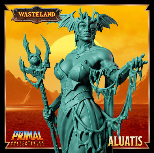 Human Aluatis | Wasteland | Tabletop Scale | TTRPG D&D Miniature | Primal Collectibles