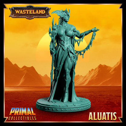 Human Aluatis | Wasteland | Tabletop Scale | TTRPG D&D Miniature | Primal Collectibles