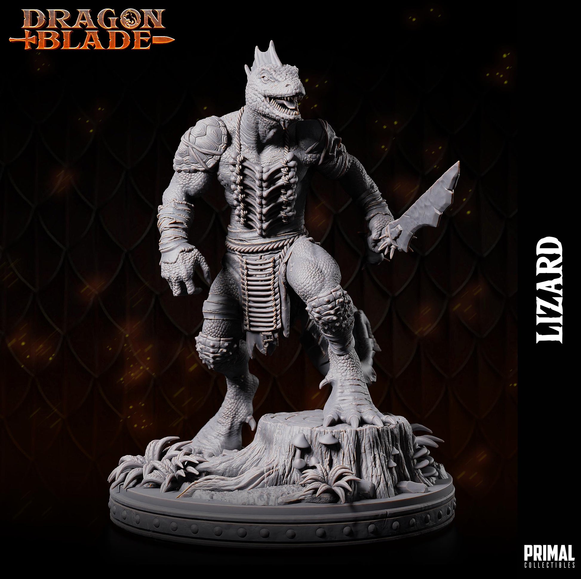 Lizardmen | Dragonblade | TTRPG D&D Miniature | Primal Collectibles