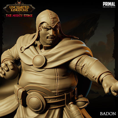 Mage Badon | Uncharted Kingdoms | TTRPG D&D Miniature | Primal Collectibles