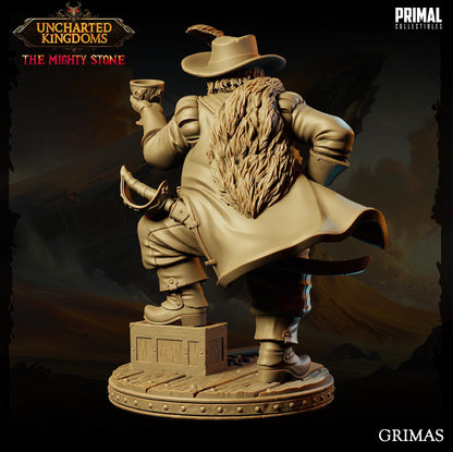 Moneylender Grimas | Uncharted Kingdoms | TTRPG D&D Miniature | Primal Collectibles