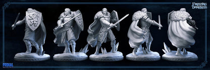 Osmond Mercenary | Freezing Darkness | TTRPG D&D Miniature | Primal Collectibles