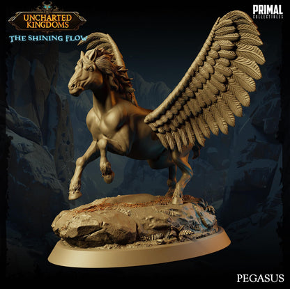 Pegasus | Uncharted Kingdoms | TTRPG D&D Miniature | Primal Collectibles