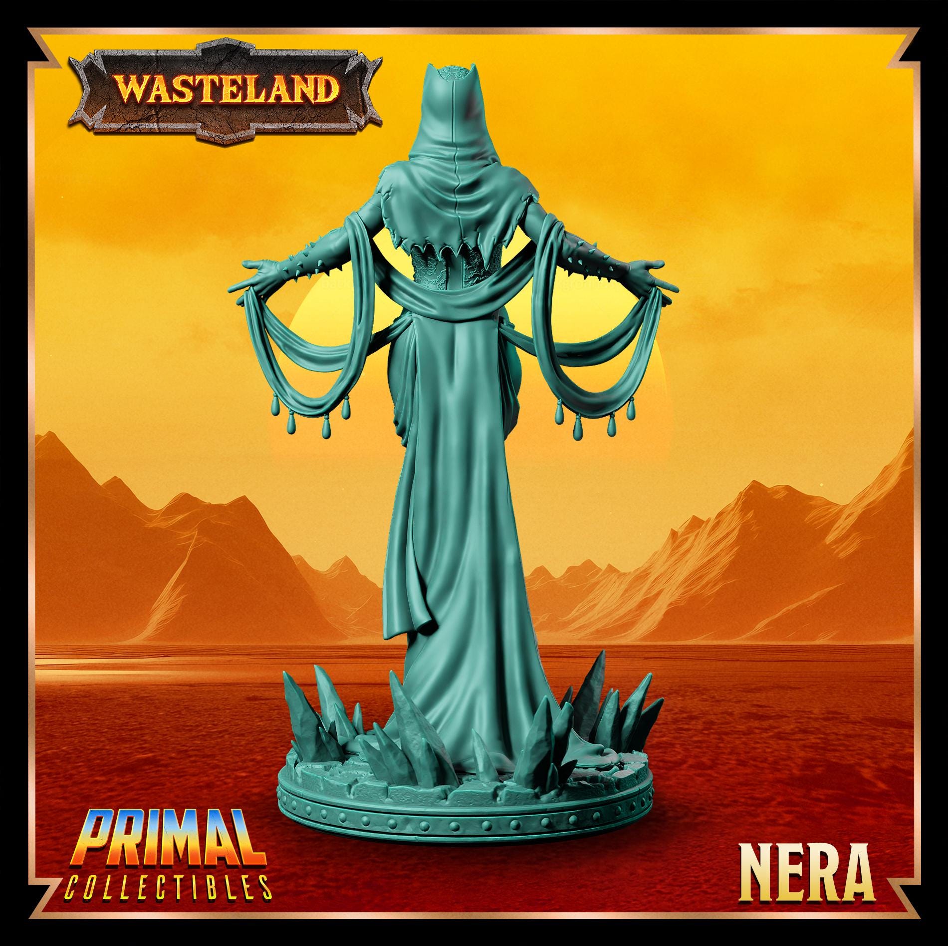 Psionics Nera | Wasteland | Tabletop Scale | TTRPG D&D Miniature | Primal Collectibles