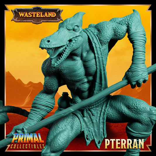 Pterran | Wasteland | Tabletop Scale | TTRPG D&D Miniature | Primal Collectibles