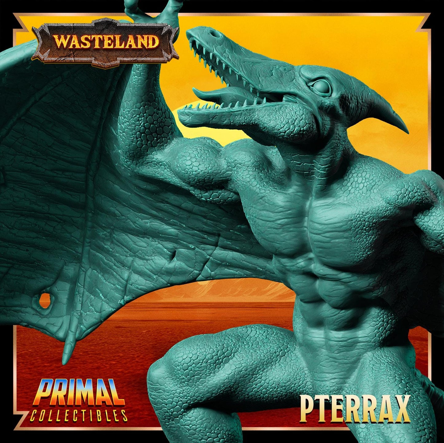 Pterrax | Wasteland | Tabletop Scale | TTRPG D&D Miniature | Primal Collectibles
