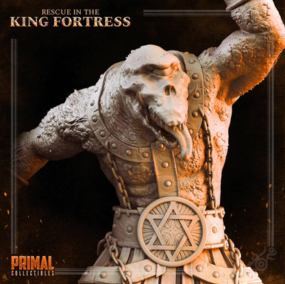 Reptile Skhaar Fimir | Tabletop Scale | TTRPG D&D Miniature | Primal Collectibles