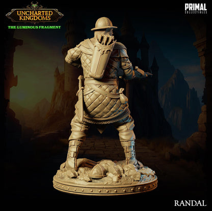 Soldier Crossbow Randal | Uncharted Kingdoms | TTRPG D&D Miniature | Primal Collectibles