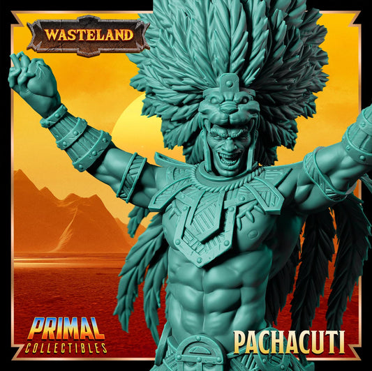 Sorcerer King Pachacuti | Wasteland | Tabletop Scale | TTRPG D&D Miniature | Primal Collectibles