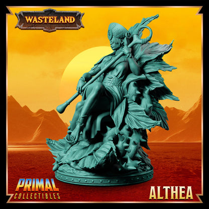 Sorcerer Queen Althea | Wasteland | Tabletop Scale | TTRPG D&D Miniature | Primal Collectibles