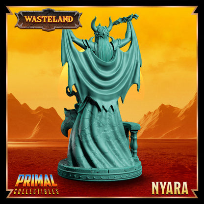 Sorcerer Queen Nyara | Wasteland | Tabletop Scale | TTRPG D&D Miniature | Primal Collectibles
