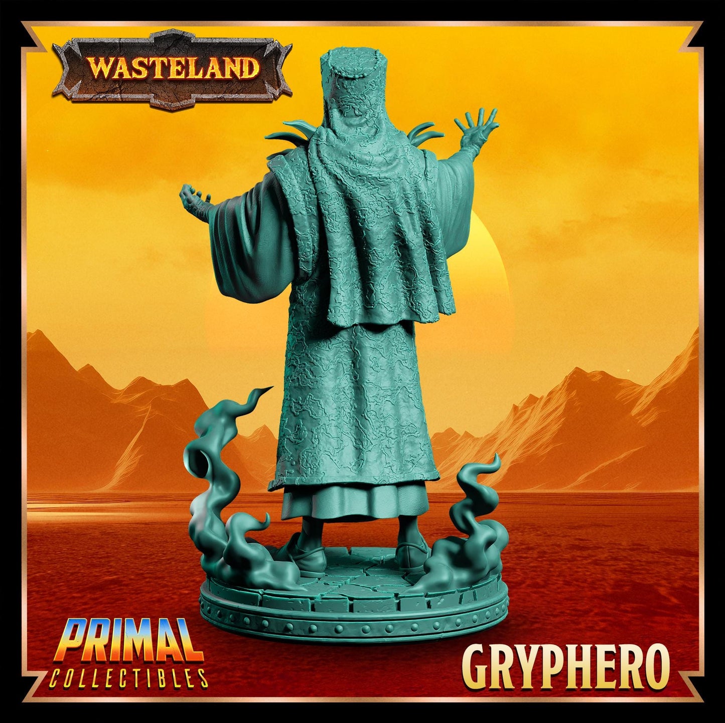 Templar Gryphero | Wasteland | Tabletop Scale | TTRPG D&D Miniature | Primal Collectibles