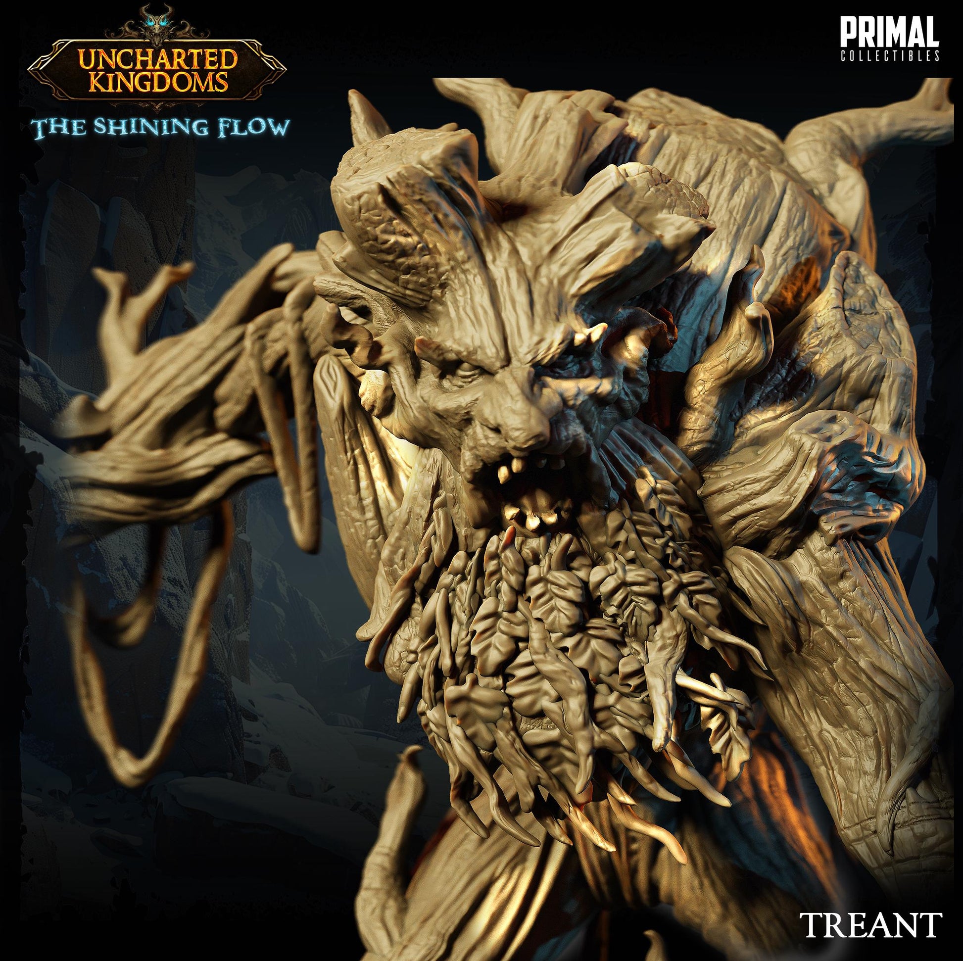 Treants | Uncharted Kingdoms | TTRPG D&D Miniature | Primal Collectibles