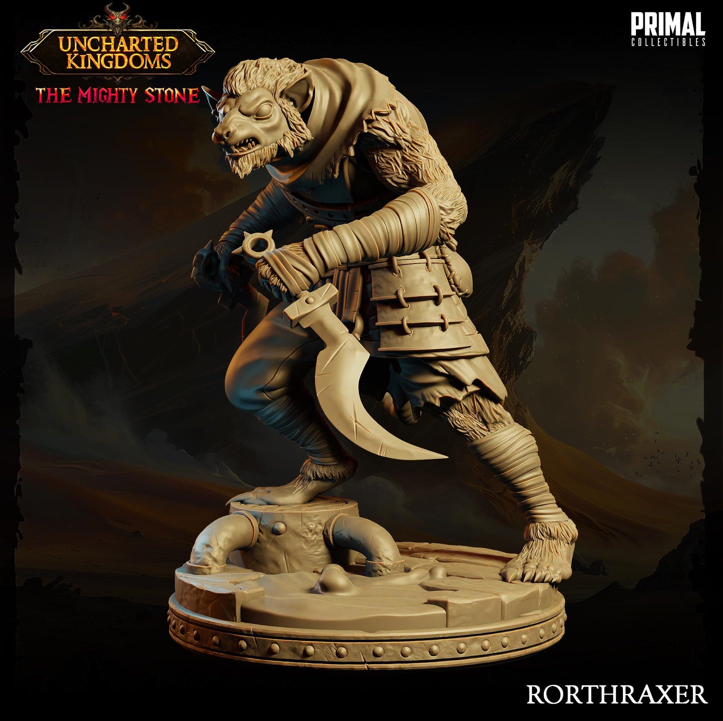 Wererats Army Rorthraxer | Tabletop Scale | TTRPG D&D Miniature | Primal Collectibles