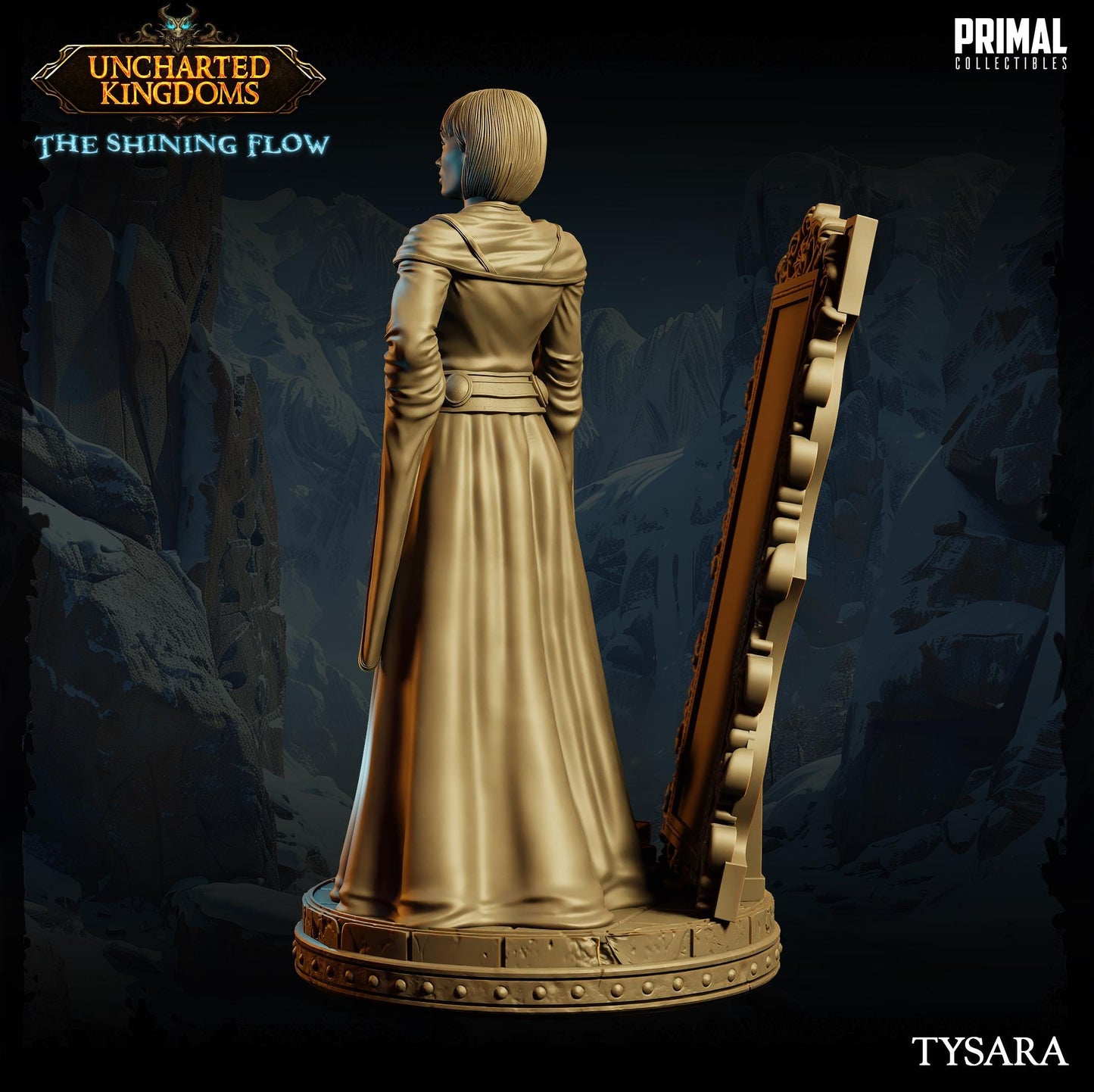 Wizard Tysara | Tabletop Scale | TTRPG D&D Miniature | Primal Collectibles