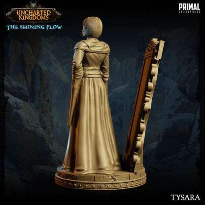 Wizard Tysara | Uncharted Kingdoms | TTRPG D&D Miniature | Primal Collectibles