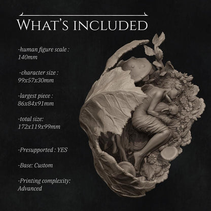 End of Summer | Garage Resin Kit Statue | D&D TTRPG Fantasy Miniature | Nerikson