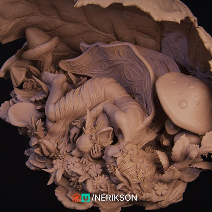 End of Summer | Garage Resin Kit Statue | D&D TTRPG Fantasy Miniature | Nerikson