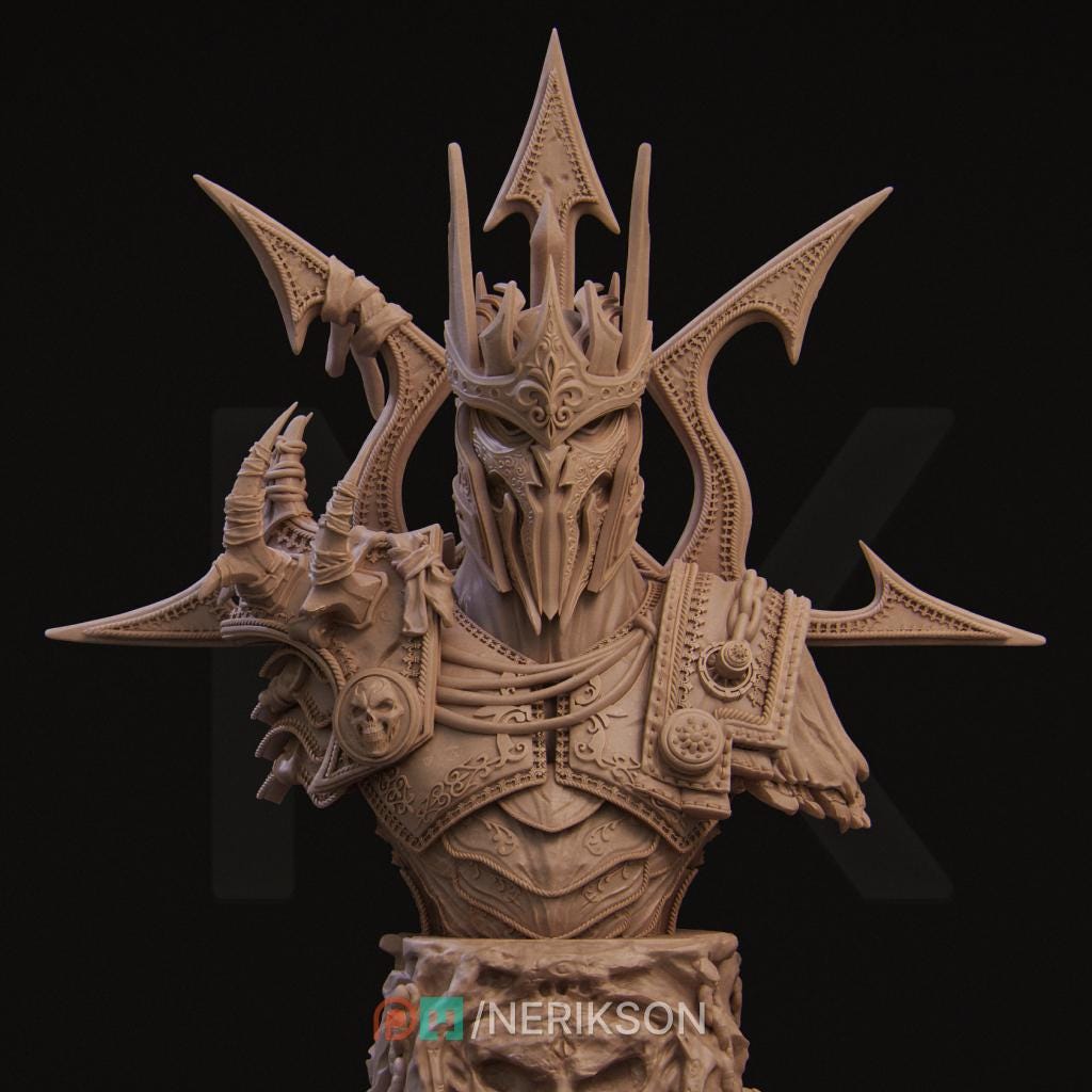 Four Horsemen, Conquest | Garage Resin Kit Statue | D&D TTRPG Fantasy Miniature | Nerikson