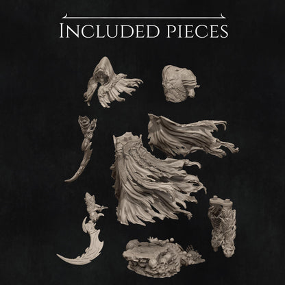 Four Horsemen, Death | Garage Resin Kit Statue or Bust | D&D TTRPG Fantasy Miniature | Nerikson