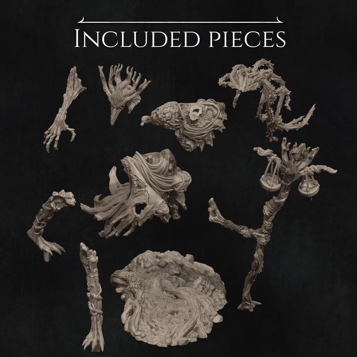 Four Horsemen, Famine | Garage Resin Kit Statue | D&D TTRPG Fantasy Miniature | Nerikson