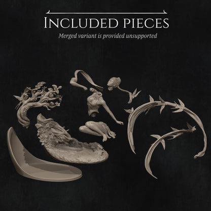 Four Seasons, Spring | Garage Resin Kit Statue | D&D TTRPG Fantasy Miniature | Nerikson