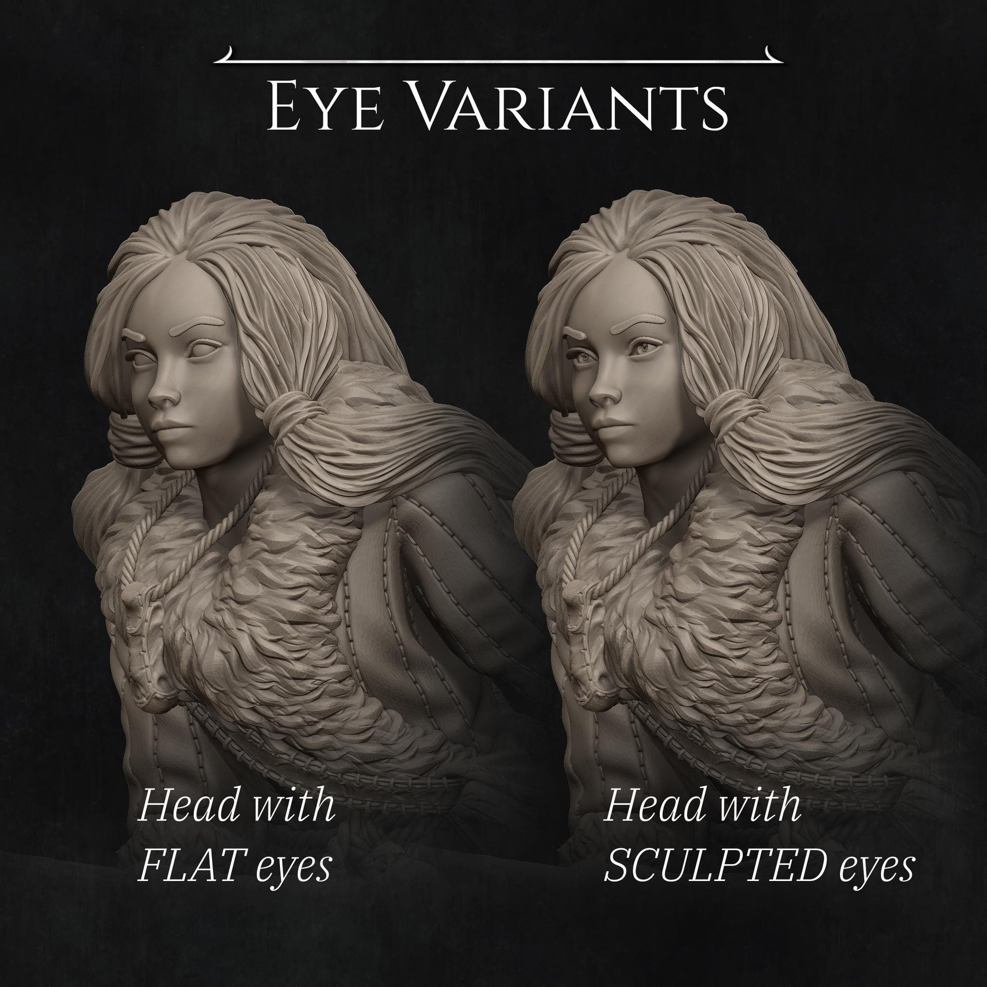 Gerda | TABLETOP SCALE | D&D TTRPG Fantasy Miniature | Nerikson