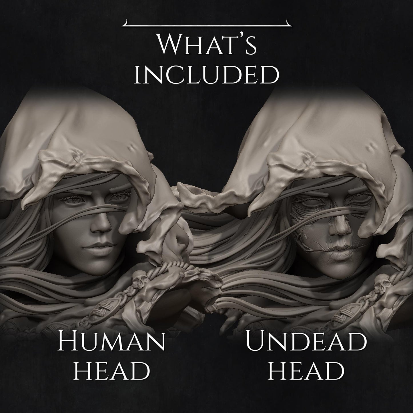 Grim Reaper | Garage Resin Kit Statue | D&D TTRPG Fantasy Miniature | Nerikson