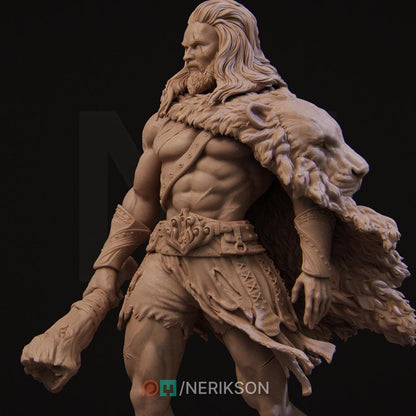 Heracles, Greek Mythology | Garage Resin Kit Statue | D&D TTRPG Fantasy Miniature | Nerikson