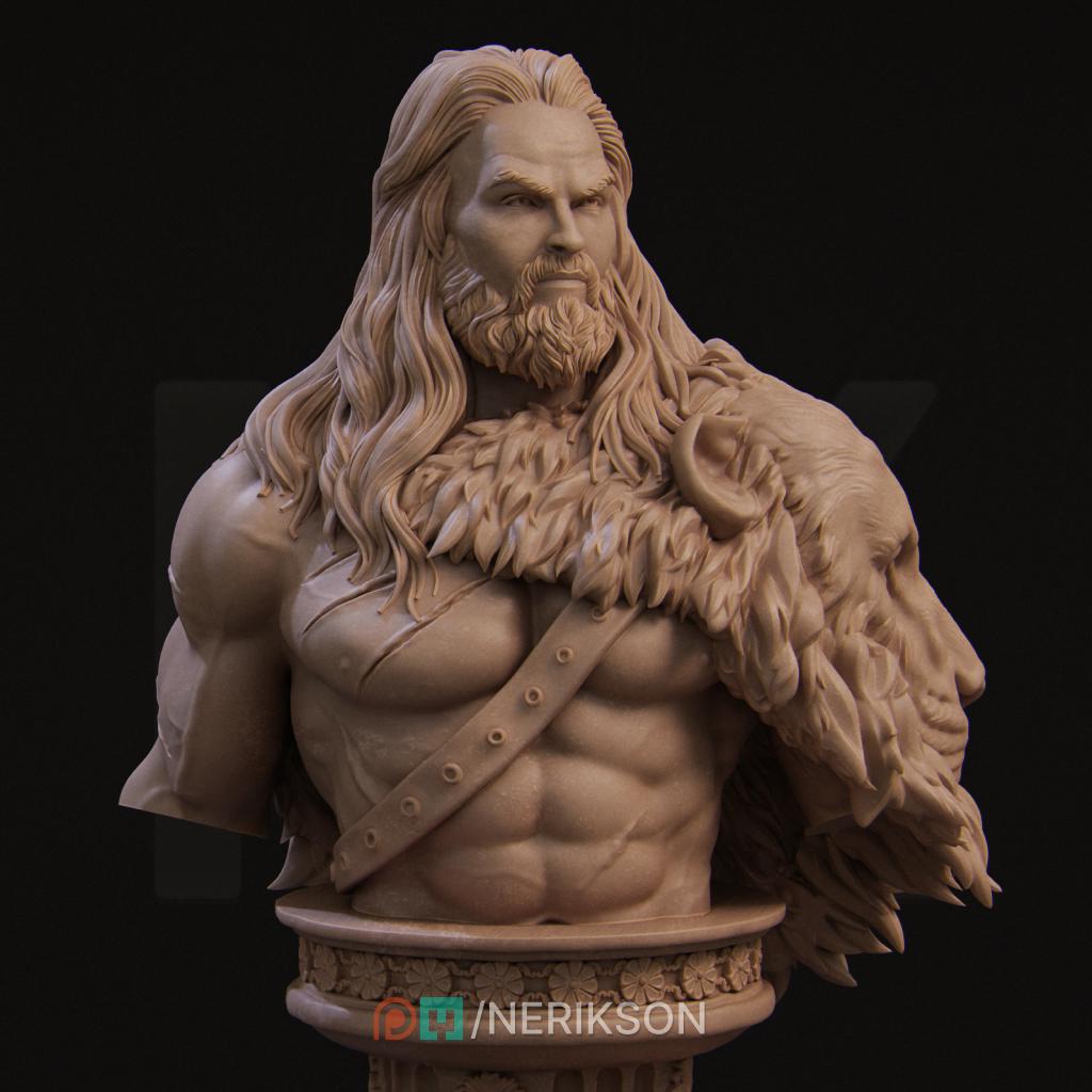Heracles, Greek Mythology | Garage Resin Kit Statue | D&D TTRPG Fantasy Miniature | Nerikson