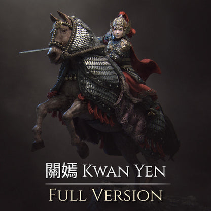 Kwan Yen the Warrior of the Tiger, Full Version | Garage Resin Kit Statue | D&D TTRPG Fantasy Miniature | Nerikson