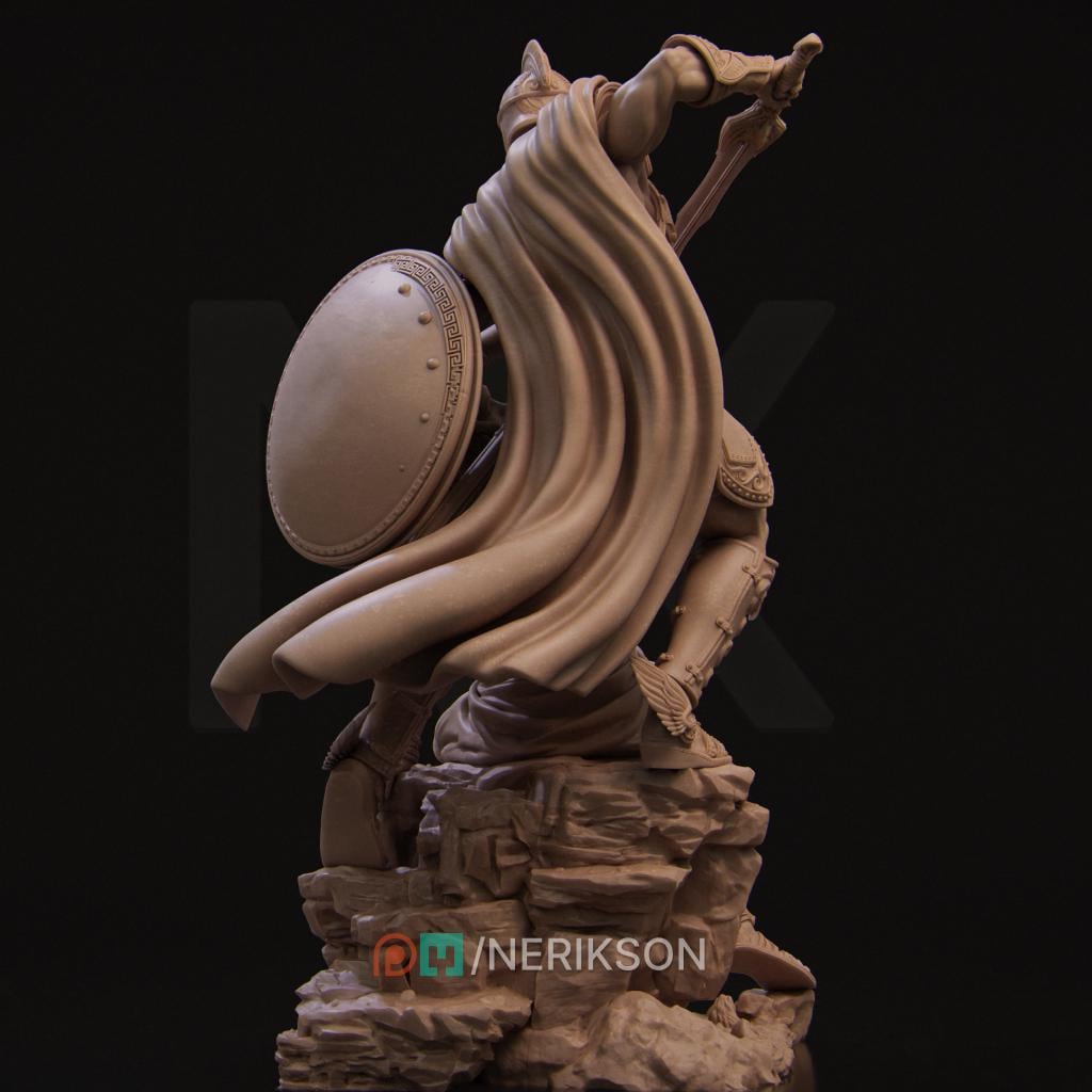 Medusa and Perseus, Greek Mythology | Garage Resin Kit Statue | D&D TTRPG Fantasy Miniature | Nerikson