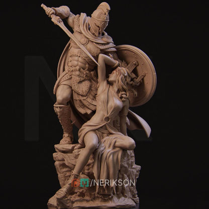 Medusa and Perseus, Greek Mythology | Garage Resin Kit Statue | D&D TTRPG Fantasy Miniature | Nerikson