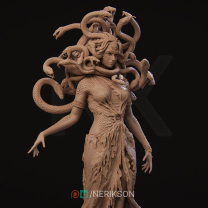 Medusa Standalone, Greek Mythology | Garage Resin Kit Statue | D&D TTRPG Fantasy Miniature | Nerikson