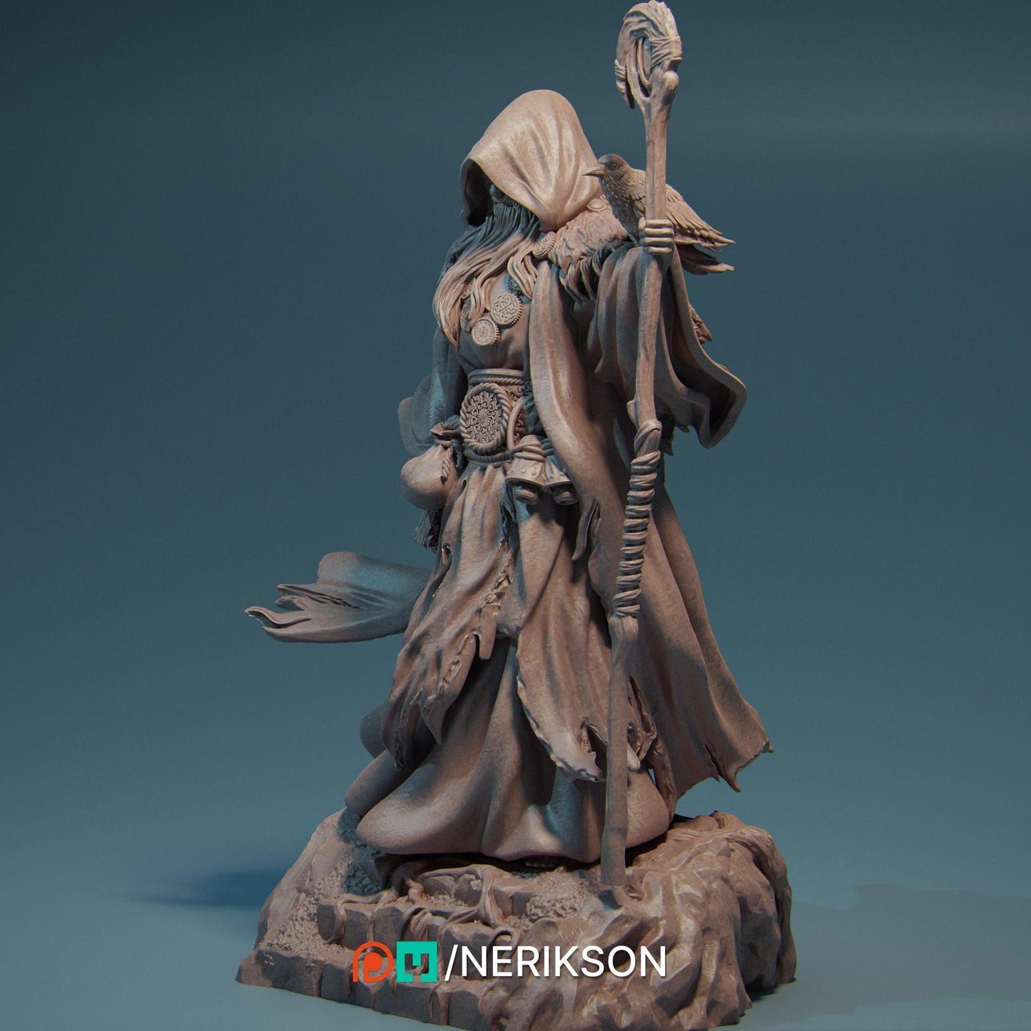 Merlin | TABLETOP SCALE | D&D TTRPG Fantasy Miniature | Nerikson