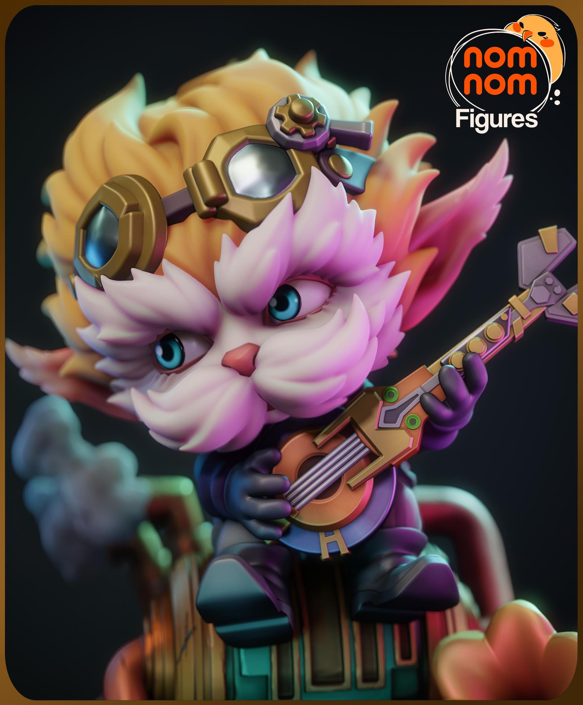 Chibi Arcane Scientist | Resin Garage Kit Figure Show Game Fan Art | Nomnom Figures