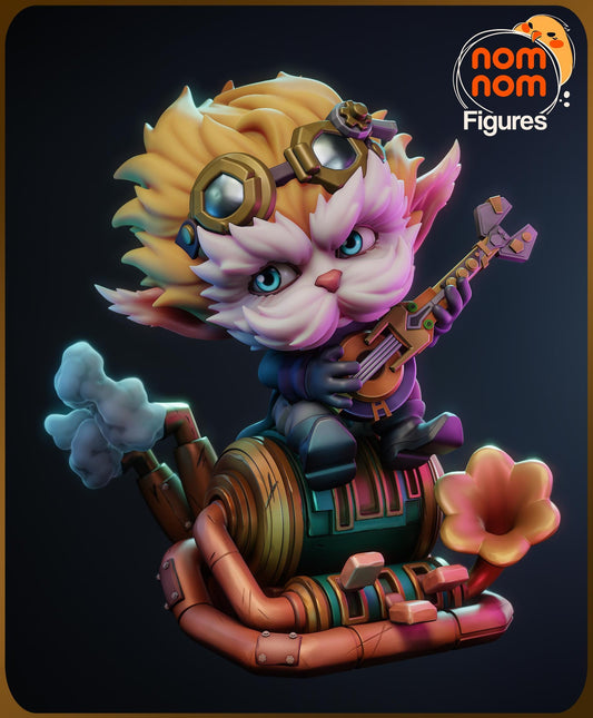 Chibi Arcane Scientist | Resin Garage Kit Figure Show Game Fan Art | Nomnom Figures