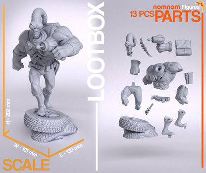 Earthworm | Resin Garage Kit Figure Game Fan Art | Nomnom Figures
