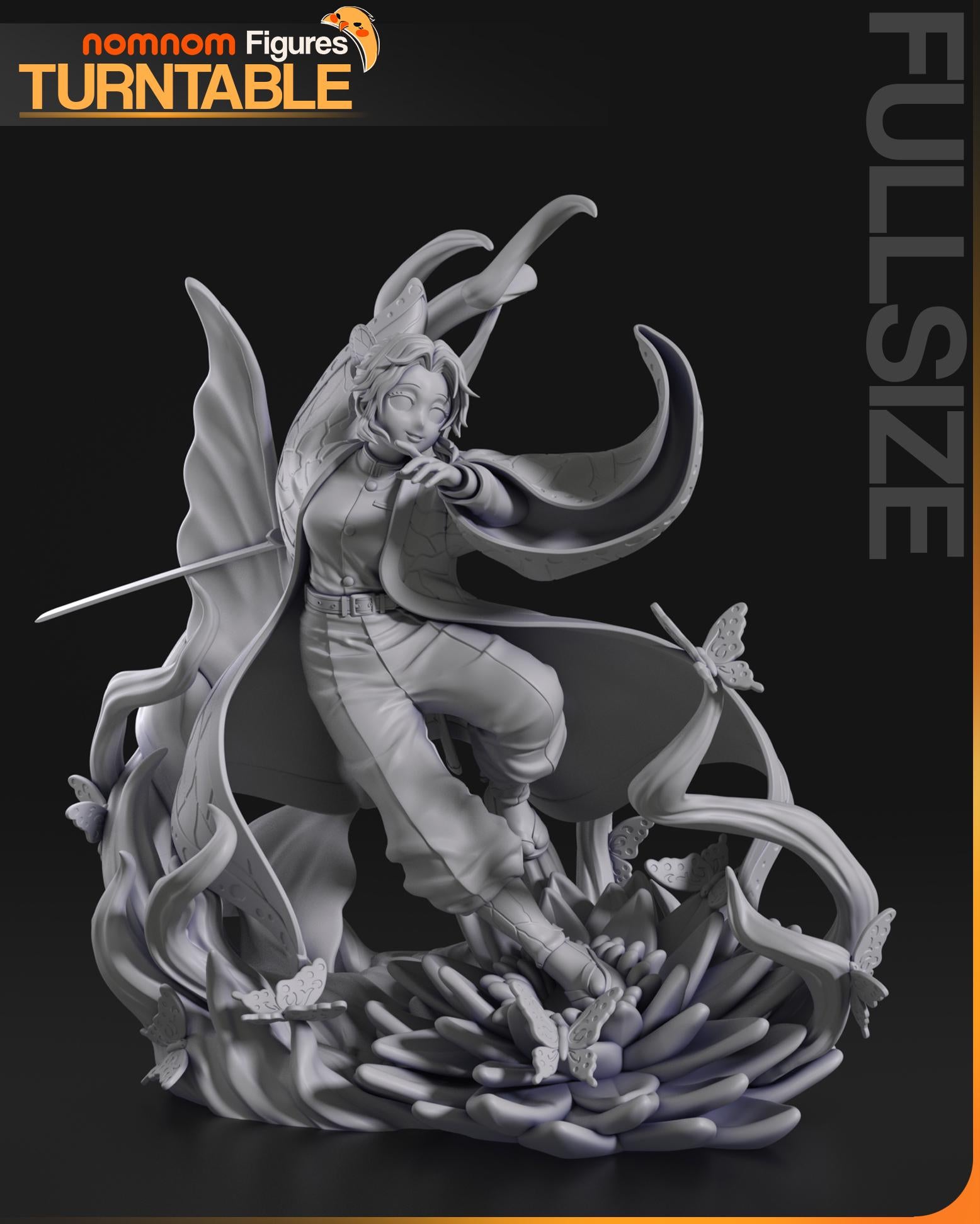 Dancing Butterfly | Resin Garage Kit Figure Anime Manga Fan Art | Nomnom Figures