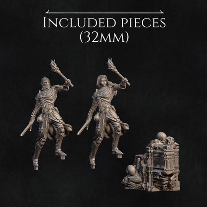 Nameless Hero | Garage Resin Kit Statue | D&D TTRPG Fantasy Miniature | Nerikson