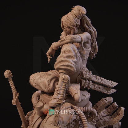 Neo Nixxi, Full Diorama | Garage Resin Kit Statue | D&D TTRPG Fantasy Miniature | Nerikson