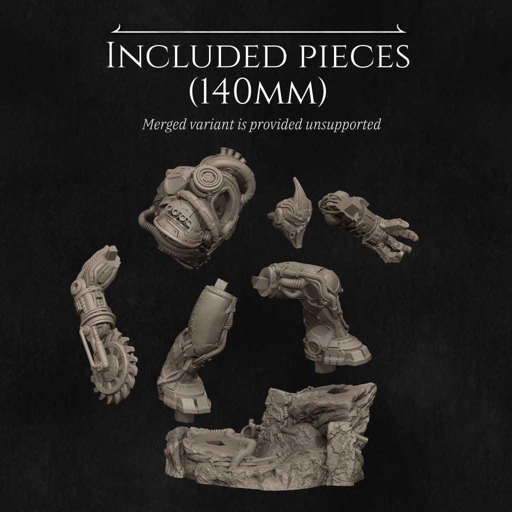 Neo Nixxi Robot | Garage Resin Kit Statue | D&D TTRPG Fantasy Miniature | Nerikson