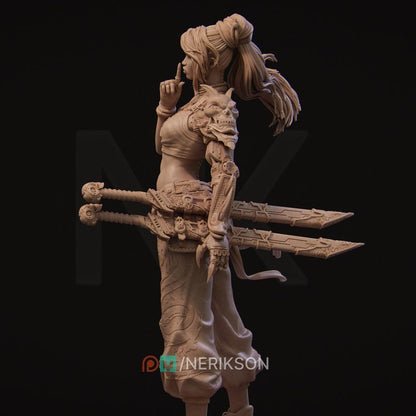 Neo Nixxi Standalone | Garage Resin Kit Statue | D&D TTRPG Fantasy Miniature | Nerikson