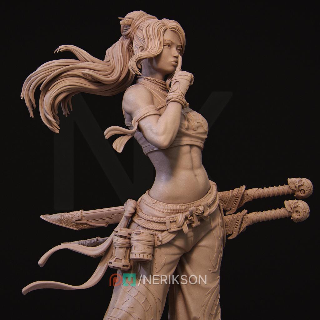 Neo Nixxi Standalone | Garage Resin Kit Statue | D&D TTRPG Fantasy Miniature | Nerikson