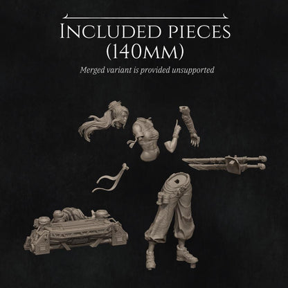 Neo Nixxi Standalone | Garage Resin Kit Statue | D&D TTRPG Fantasy Miniature | Nerikson